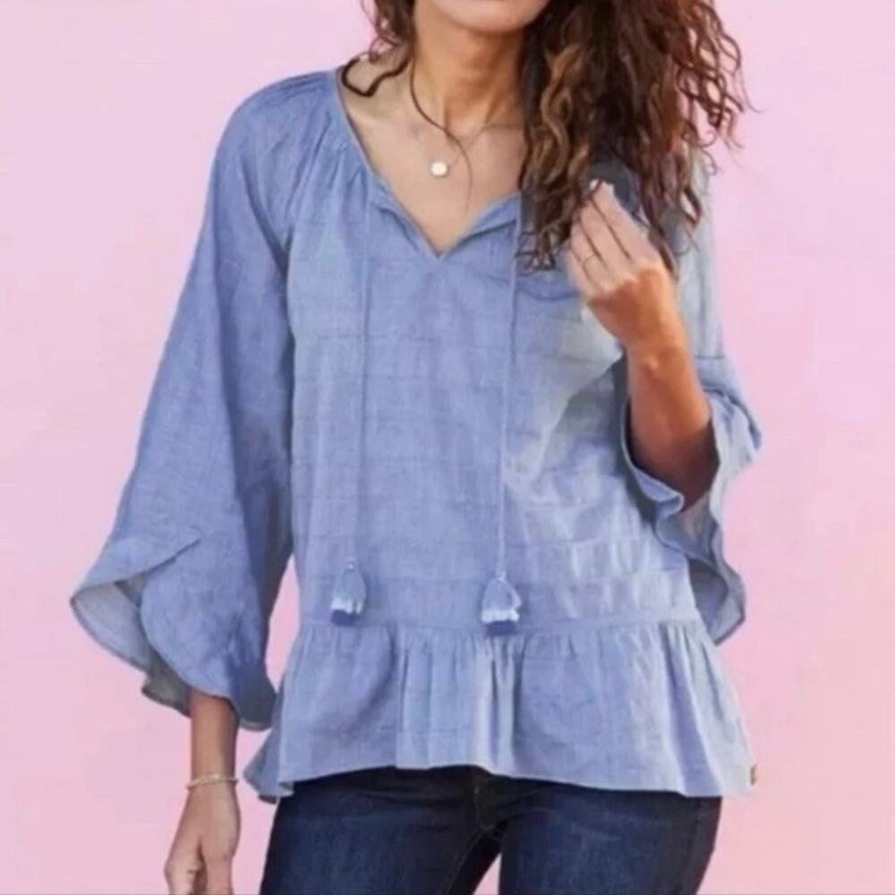 Women's Matilda Jane Dream Chasers Pretty Thing Boho Blouse Size M 100% Cotton
